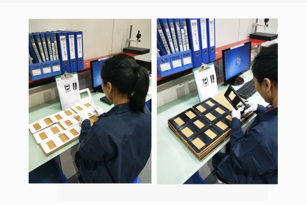 Quality control inspection of products