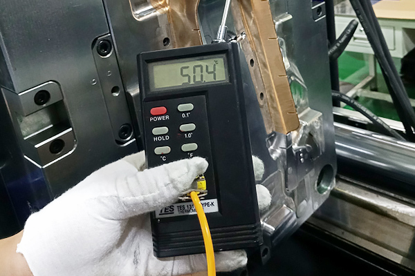 Test mould temperature