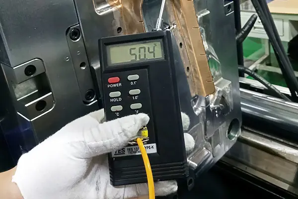 Test-mould-temperature